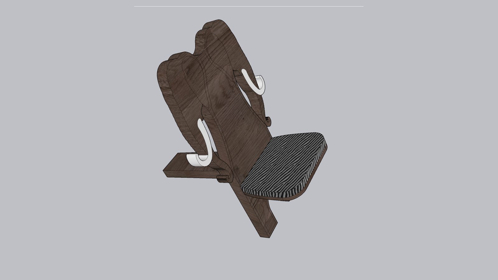 Carved elephant chair · textured model, furniture and cnc design by QT3D